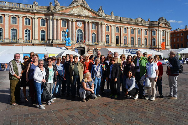 Die IGP Interessengemeinschaft Partnerschaft entdeckt den Kapitolplatz in Toulouse