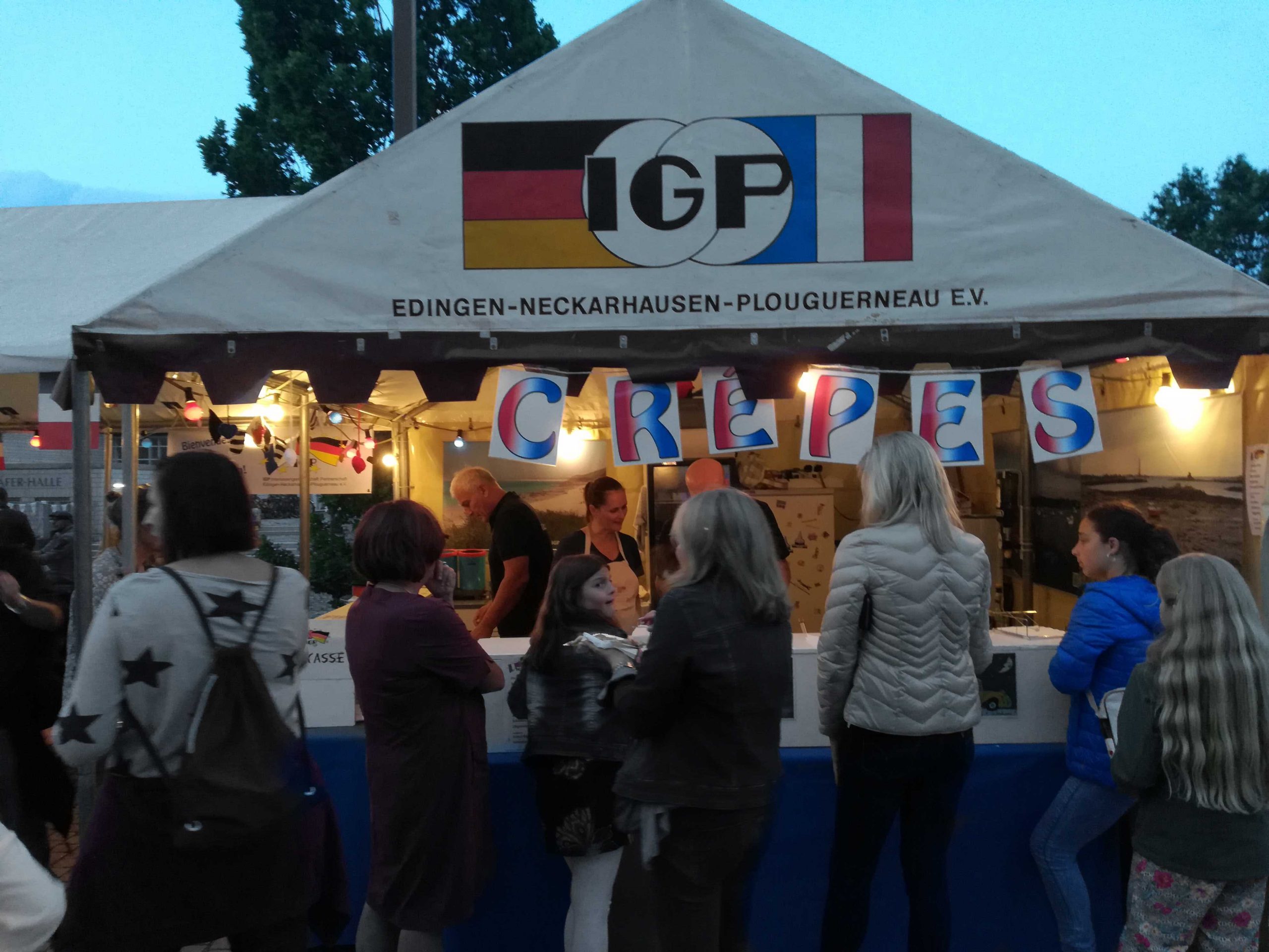 L’IGP e.V. se trouvait à la fête municipale d’Edingen-Neckarhausen au stand de crêpes