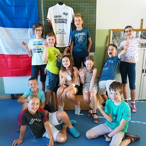 Französisch-AG an der Graf-von-Oberndorff-Schule Neckarhausen