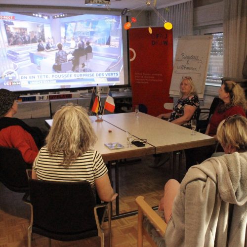 Europäischer Wahlabend im Plouguerneau-Haus