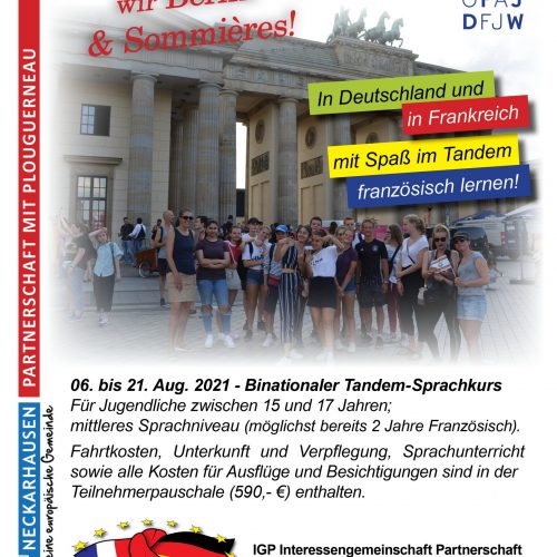 Sprachaufenthalt TANDEM 2021 -Berlin & Sommières-
